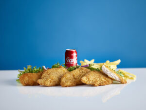 Breaded Chicken Strips 55g